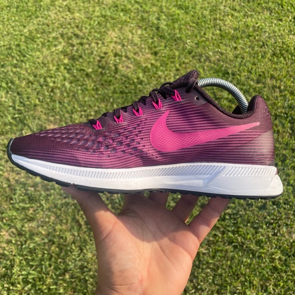 Nike Air Zoom Pegasus 34 Womens Running Shoes Purple Pink 880560-603 Size 9.5 - Picture 3 of 12